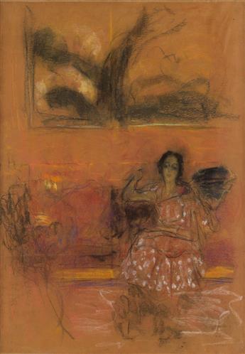 ÉDOUARD VUILLARD Femme assise en Intérieur